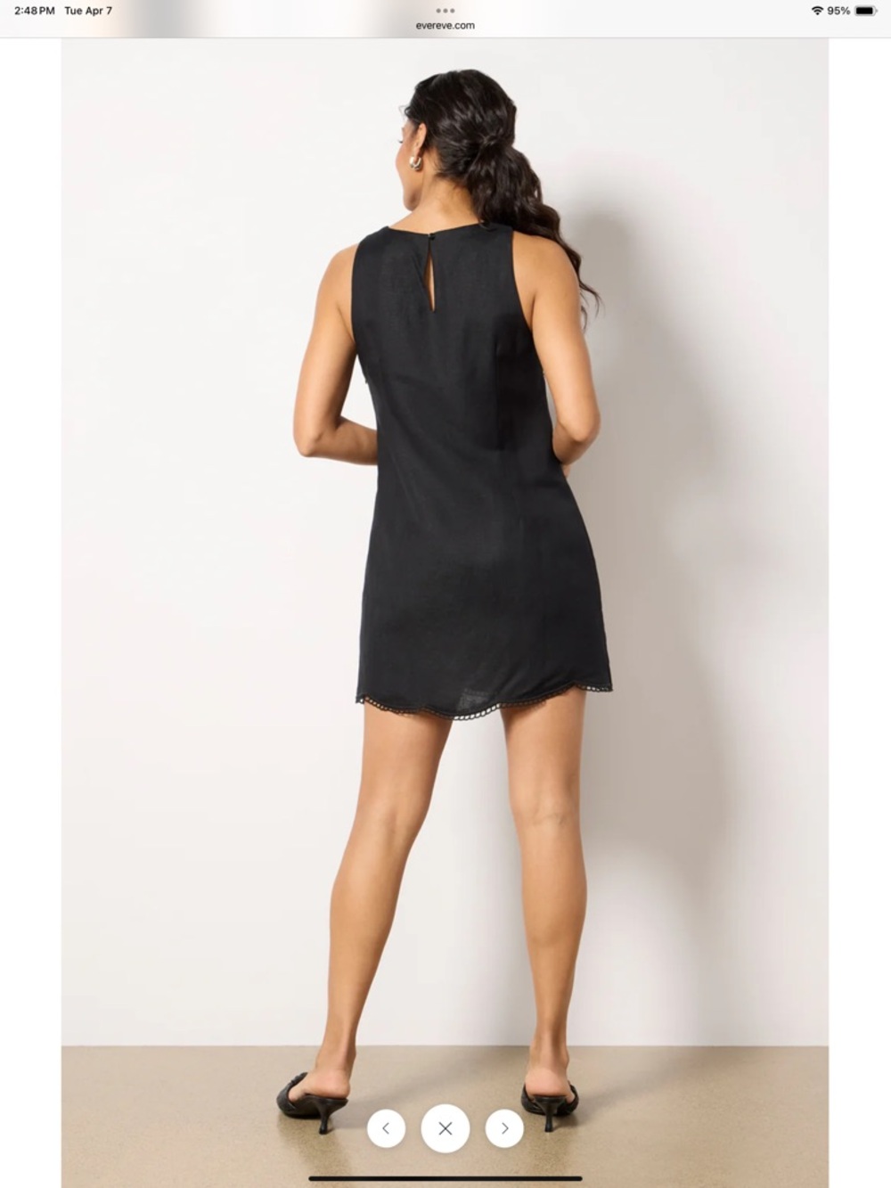Sanctuary Embroidered Blooms Black Shift Dress - Picture 2 of 5